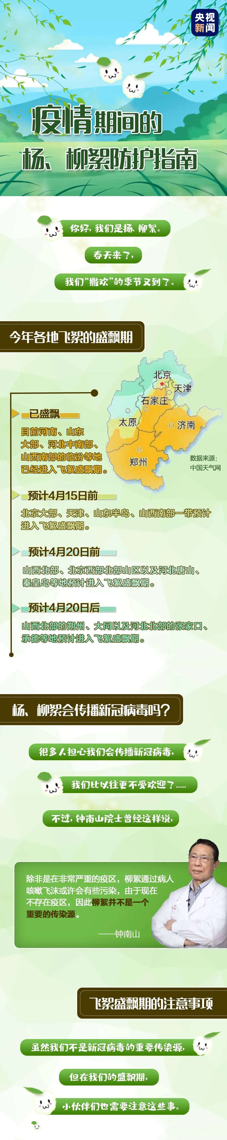 杨、柳絮：有人说我会传播新冠病毒？其实……